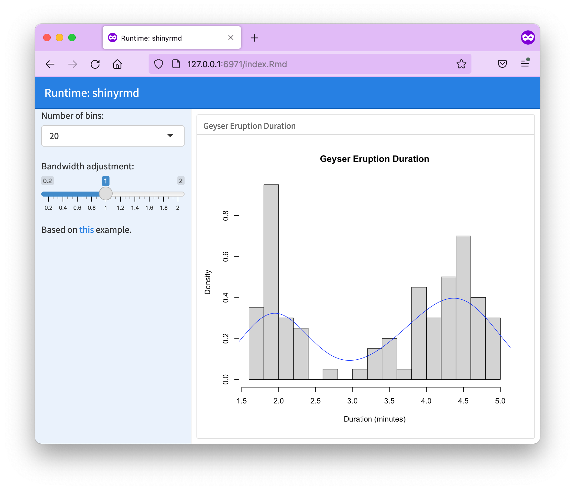 Containerizing Interactive R Markdown Documents