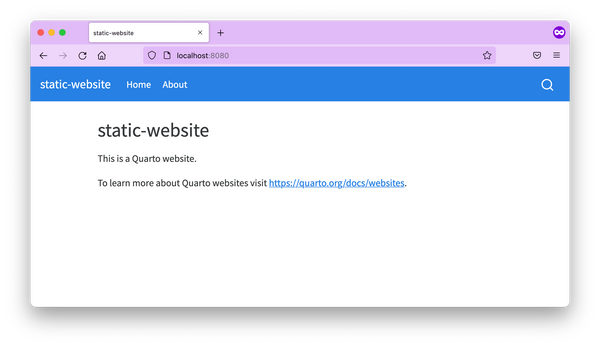 How To Set Up Quarto With Docker, Part 1: Static Content 3 How to Set Up Quarto with Docker, Part 1: Static Content